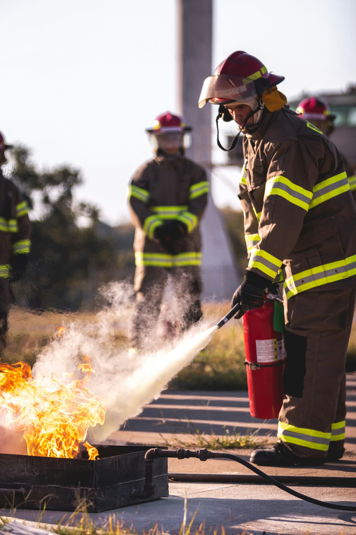 Sécurité incendie - Équipe intervention professionnelle